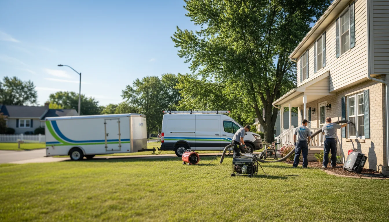 Flooded Basement Restoration And Cleanup With Repair in Amherst Junction, WI near me